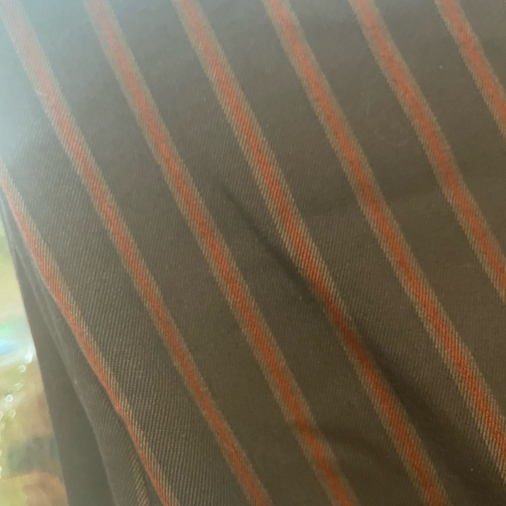 NWT Anthropologie Navy and Burgundy Striped Pants - Picture 3 of 8